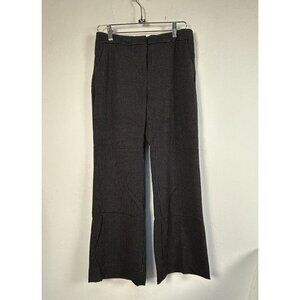 Chico's Womens Black & White Polka Dot Bootcut Leg Trouser Pants Size 1P 6-8P